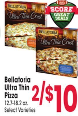 Jewel-Osco Bellatoria ultra thin pizza offer