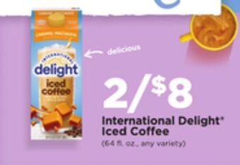 Jewel-Osco International delight iced coffee offer