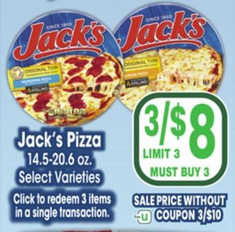 Jewel-Osco Jack's pizza offer