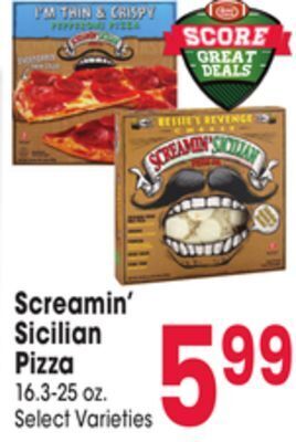 Jewel-Osco Screamin' sicilian pizza offer