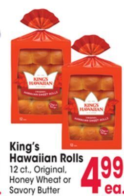 Jewel-Osco King's hawaiian rolls offer