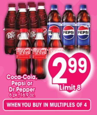 Jewel-Osco Coca-cola, pepsi or dr pepper offer