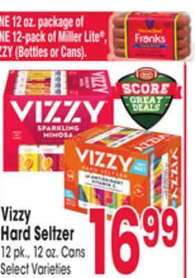 Jewel-Osco Vizzy hard seltzer offer