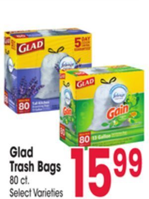 Jewel-Osco Glad trash bags offer