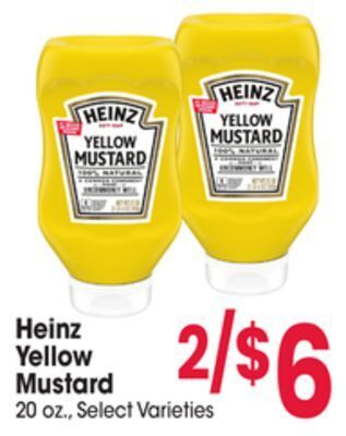 Jewel-Osco Heinz yellow mustard offer