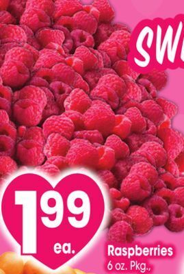 Jewel-Osco Raspberries offer
