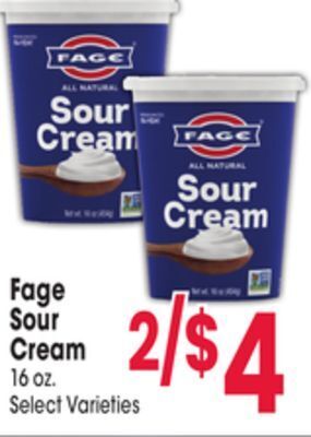 Jewel-Osco Fage sour cream offer