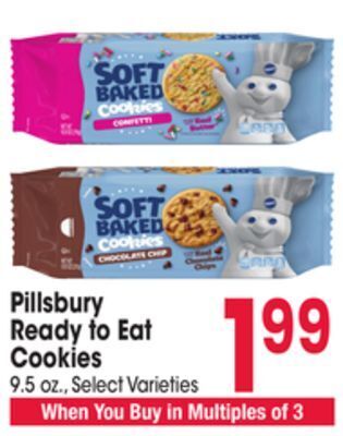 Jewel-Osco Pillsbury ready to eat cookies offer