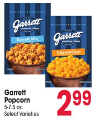 Jewel-Osco Garrett popcorn offer