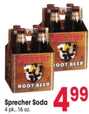 Jewel-Osco Sprecher soda offer