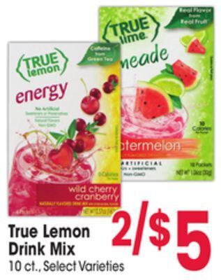 Jewel-Osco True lemon drink mix offer