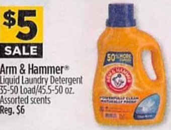 Dollar General Arm & Hammer Liquid Laundry Detergent offer