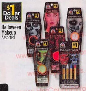 Dollar General Halloween Makeup offer