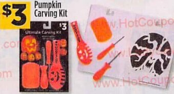 Dollar General Pumpkin Carving Kit offer