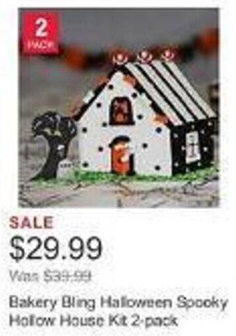 Costco Bakery Bling Halloween Spooky Hollow House Kit 2-pack offer