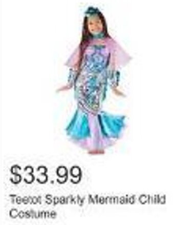 Costco Teetot Sparkly Mermaid Child Costume offer