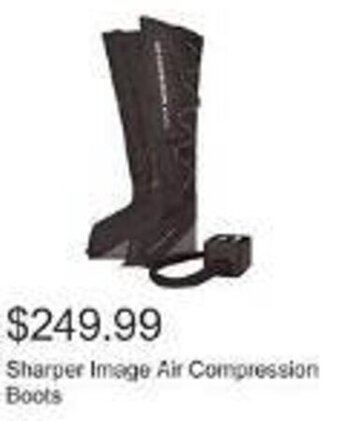 Costco Sharper Image Air Compression Boots offer