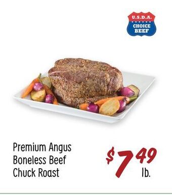 Sprouts Farmers Market Premium angus boneless beef chuck roast offer