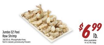 Sprouts Farmers Market Jumbo ez peel raw shrimp offer