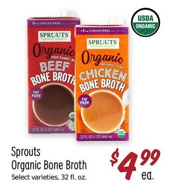 Sprouts Farmers Market Sprouts organic bone broth offer