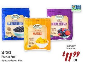 Sprouts Farmers Market Sprouts frozen fruit offer