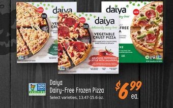 Sprouts Farmers Market Daiya dairy-free frozen pizza offer