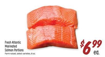 Sprouts Farmers Market Fresh atlantic marinated salmon portions offer