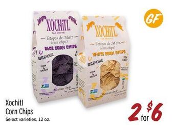 Sprouts Farmers Market Xochitl corn chips offer