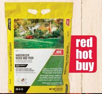 Ace Hardware Winterizer weed & feed offer