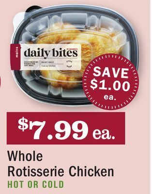 Heinen's Whole rotisserie chicken offer