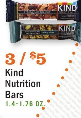 Heinen's Kind nutrition bars offer