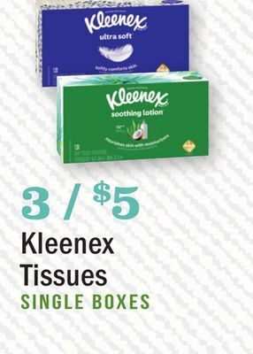 Heinen's Kleenex tissues offer
