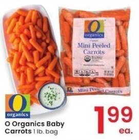Albertsons O Organics Baby Carrots offer