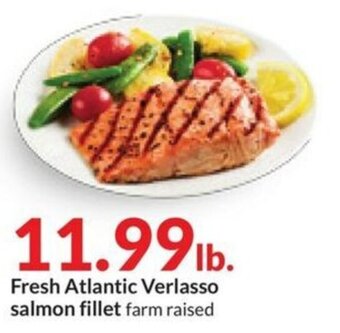 Hy-Vee Fresh Atlantic Verlasso salmon fillet offer
