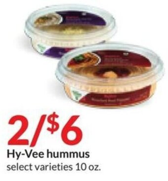 Hy-Vee Hy-Vee hummus select varieties 10 oz. offer