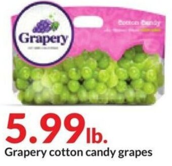 Hy-Vee Grapery cotton candy grapes offer