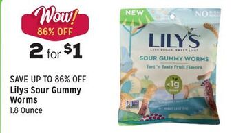 Grocery Outlet Sour gummy worms offer