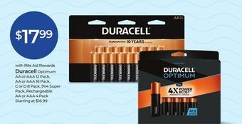 Rite Aid Duracell offer