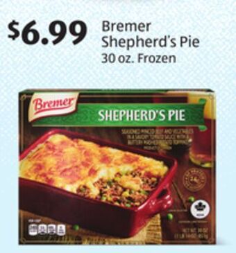 Aldi Bremer shepherd's pie offer