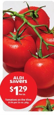 Aldi Tomatoes on the vine offer