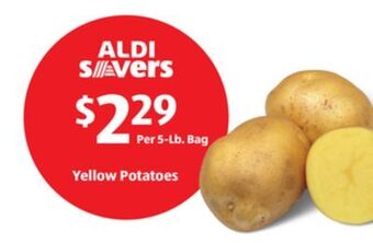 Aldi Yellow potatoes offer