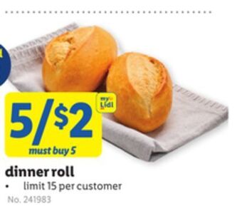 Lidl Dinner roll offer