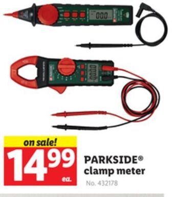 Lidl Parkside clamp meter offer