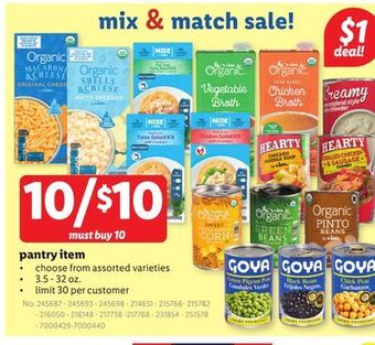 Lidl Pantry item offer