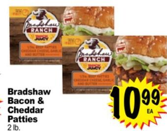Superior Grocers Bradshaw bacon & cheddar patties offer