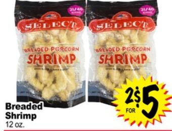 Superior Grocers Breaded shrimp offer