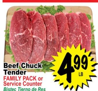 Superior Grocers Beef chuck tender offer