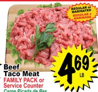 Superior Grocers Beef taco meat offer