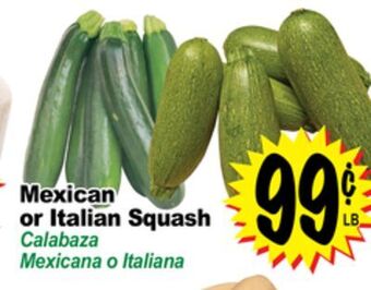 Superior Grocers Mexican or italian squash offer