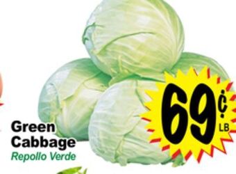 Superior Grocers Green cabbage offer